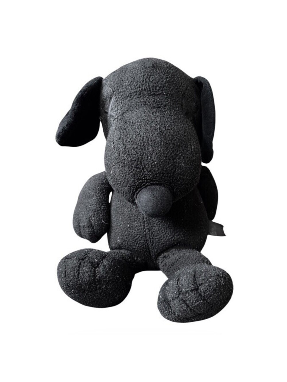 (RF) 2017 Uniqlo KAWS Peanuts Snoopy 11 inch Black Plush Stuffed Toy New w/ Tags